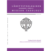 Lähetysteologinen aikakauskirja 16/2013