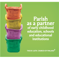 Seurakunta varhaiskasvatuksen, koulun ja oppilaitoksen kumppanina (eng)