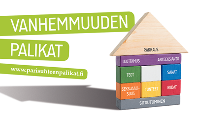 Vanhemmuuden palikat -teemakortti (50 kpl)