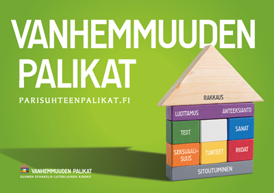 Parisuhteen palikat a3 -juliste